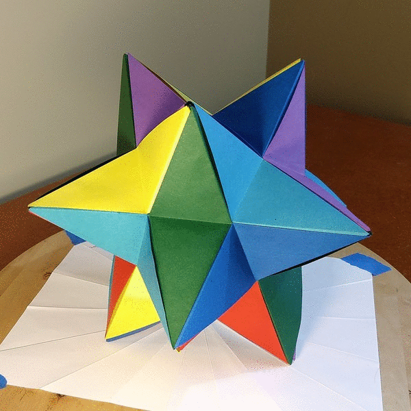 animated gif stellated dodecahedron